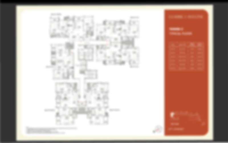 3 BHK Study Floor Plan